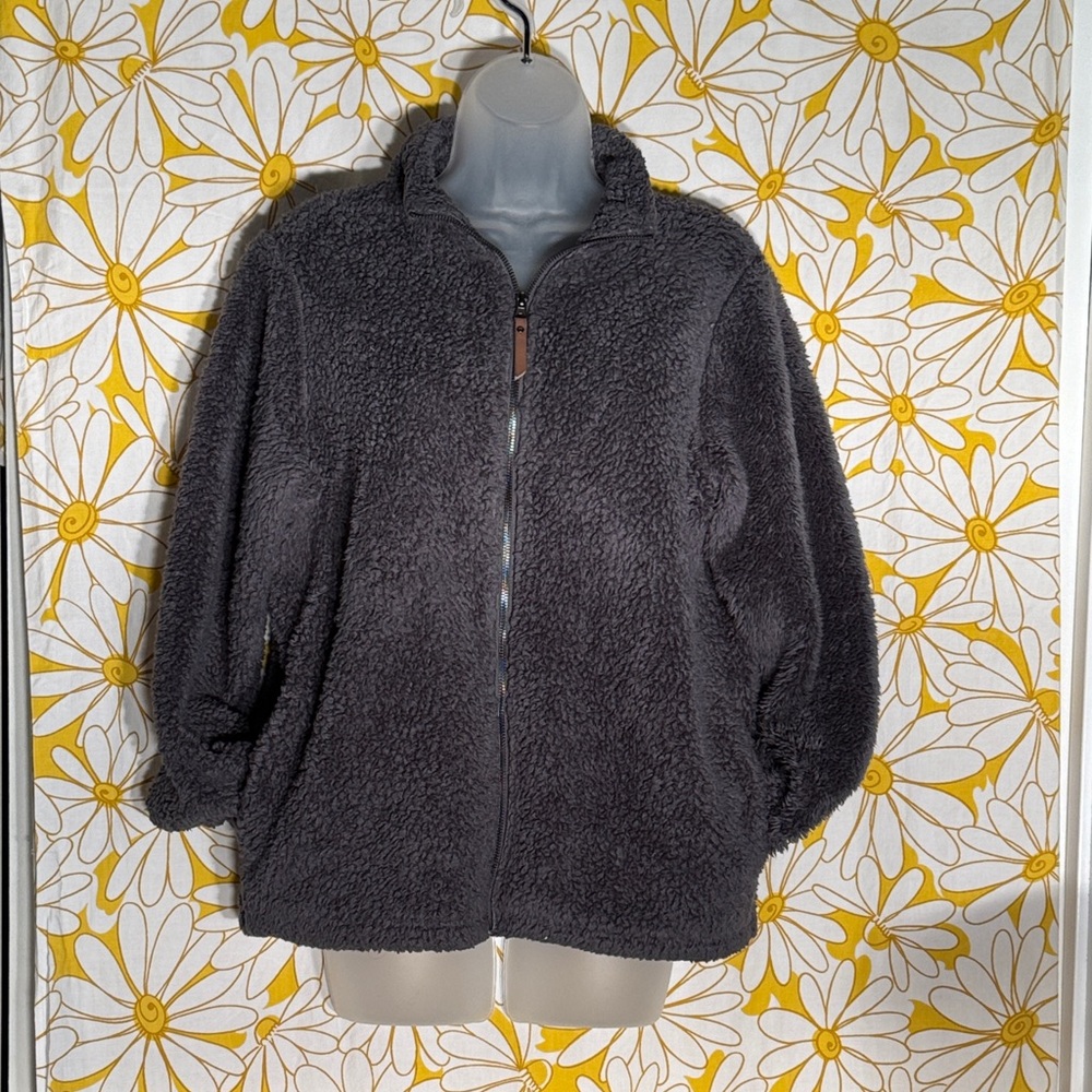 Charles River Apparel Black Teddy Jacket